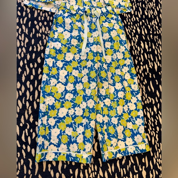 Mersea Over The Cotton Moon Pajama Set - Pop Impatiens floral - Picture 3 of 4